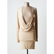KOSMIKA - Robe courte beige en modal - Femme - Taille 42 - Modz