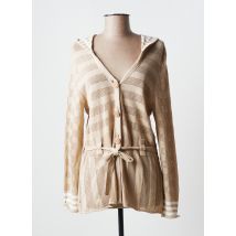 JUMFIL - Gilet manches longues beige en acrylique - Femme - Taille 38 - Modz