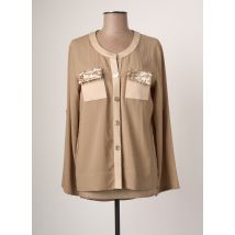 JUMFIL - Chemisier marron en polyester - Femme - Taille 38 - Modz