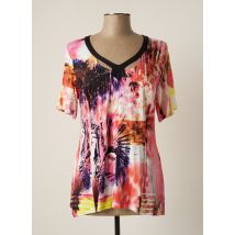 JUMFIL - T-shirt rose en viscose - Femme - Taille 40 - Modz