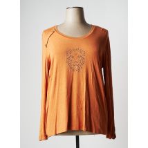 JUMFIL - T-shirt orange en viscose - Femme - Taille 42 - Modz