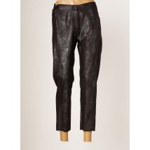 JUMFIL - Pantalon slim noir en polyester - Femme - Taille 48 - Modz