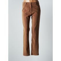 JUMFIL - Pantalon slim marron en polyester pour femme - Taille 40 - Modz