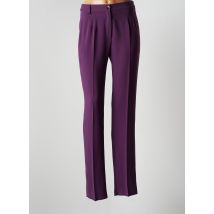 JUMFIL - Pantalon slim violet en polyester - Femme - Taille 38 - Modz