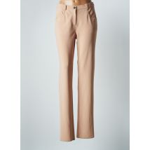 JUMFIL - Pantalon droit beige en polyester - Femme - Taille 40 - Modz
