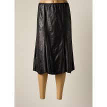 JUMFIL - Jupe mi-longue noir en polyester - Femme - Taille 42 - Modz
