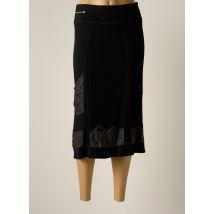 JUMFIL - Jupe mi-longue noir en viscose - Femme - Taille 38 - Modz
