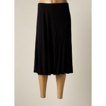 UNICA PLUS - Jupe mi-longue noir en viscose - Femme - Taille 38 - Modz