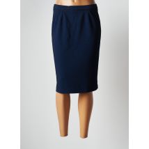 JUMFIL - Jupe mi-longue bleu en polyester - Femme - Taille 40 - Modz