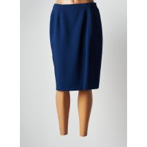 JUMFIL - Jupe mi-longue bleu en polyester - Femme - Taille 40 - Modz