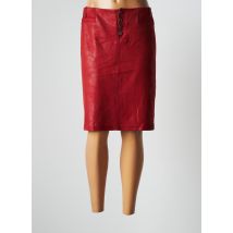 FUEGO WOMAN - Jupe mi-longue orange en polyester pour femme - Taille 42 - Modz