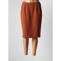 JUMFIL - Jupe mi-longue marron en polyester - Femme - Taille 46 - Modz