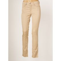SAINT HILAIRE - Pantalon slim beige en coton - Femme - Taille 38 - Modz