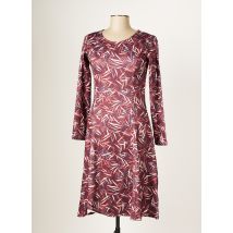 DAMART - Robe mi-longue marron en polyester - Femme - Taille 38 - Modz