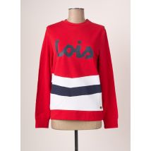 LOIS - Sweat-shirt rouge en coton - Femme - Taille 36 - Modz
