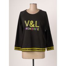 VICTORIO & LUCCHINO - Sweat-shirt noir en coton - Femme - Taille 38 - Modz