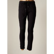 PLACE DU JOUR - Pantalon slim noir en coton - Femme - Taille 34 - Modz