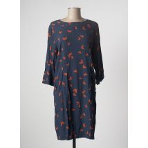 ZYGA - Robe mi-longue bleu en viscose - Femme - Taille 38 - Modz