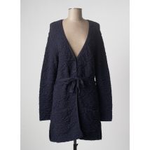AVENTURES DES TOILES - Gilet manches longues bleu en viscose - Femme - Taille 40 - Modz
