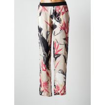 YAYA - Pantalon droit beige en viscose - Femme - Taille 42 - Modz