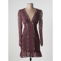 JANE WOOD - Robe courte violet en polyester - Femme - Taille 36 - Modz