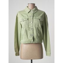 SUMMUM - Veste en jean vert en coton pour femme - Taille 38 - Modz