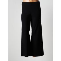 YERSE - Pantalon large noir en viscose pour femme - Taille 40 - Modz