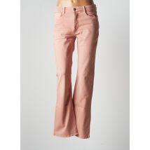 SUMMUM - Pantalon flare rose en coton - Femme - Taille 38 - Modz