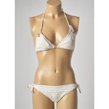 GENIUS - Maillot de bain 2 pièces beige en polyamide - Femme - Taille 36 - Modz