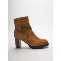 MAM'ZELLE - Bottines/Boots marron en cuir pour femme - Taille 39 - Modz