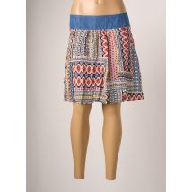 BREAL - Jupe courte bleu en viscose - Femme - Taille 46 - Modz