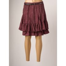 MOKA'S - Jupe courte rouge en viscose - Femme - Taille 38 - Modz