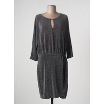 MOSQUITOS - Robe mi-longue gris en polyamide - Femme - Taille 38 - Modz