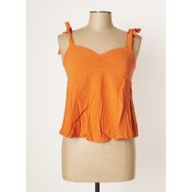 CALIE - Top orange en polyester - Femme - Taille 40 - Modz