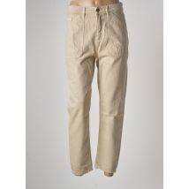 LIBERTO - Jean coupe Mom beige en coton - Femme - Taille 36 - Modz