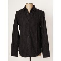 LIBERTO - Chemise manches longues gris en coton - Homme - Taille XS - Modz