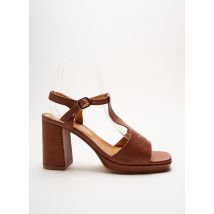 ALIWELL - Sandales/Nu pieds marron en cuir - Femme - Taille 40 - Modz