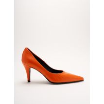 YVES DE BEAUMOND - Escarpins orange en cuir - Femme - Taille 34 - Modz