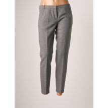 FABIANA FILIPPI - Pantalon 7/8 gris en merinos - Femme - Taille 42 - Modz