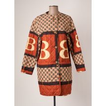 BURBERRY - Manteau long marron en polyester - Femme - Taille 36 - Modz