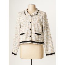 MALOKA - Veste chic beige en polyester pour femme - Taille 40 - Modz