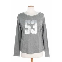 K'TENDANCES - T-shirt gris en viscose - Femme - Taille 40 - Modz