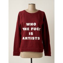 ARTISTS - Sweat-shirt rouge en coton - Femme - Taille 38 - Modz