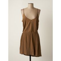 AMERICAN VINTAGE - Robe mi-longue marron en coton - Femme - Taille 40 - Modz