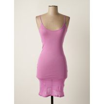 AMERICAN VINTAGE - Robe mi-longue rose en coton - Femme - Taille 36 - Modz