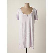 AMERICAN VINTAGE - Robe courte violet en coton - Femme - Taille 38 - Modz