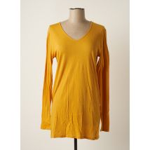 AMERICAN VINTAGE - Tunique manches longues jaune en coton - Femme - Taille 36 - Modz
