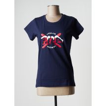 FILA - T-shirt bleu en coton pour femme - Taille 38 - Modz