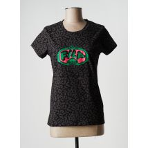 FILA - T-shirt noir en coton pour femme - Taille 38 - Modz