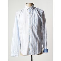 STAR CLIPPERS - Chemise manches longues bleu en coton - Homme - Taille S - Modz